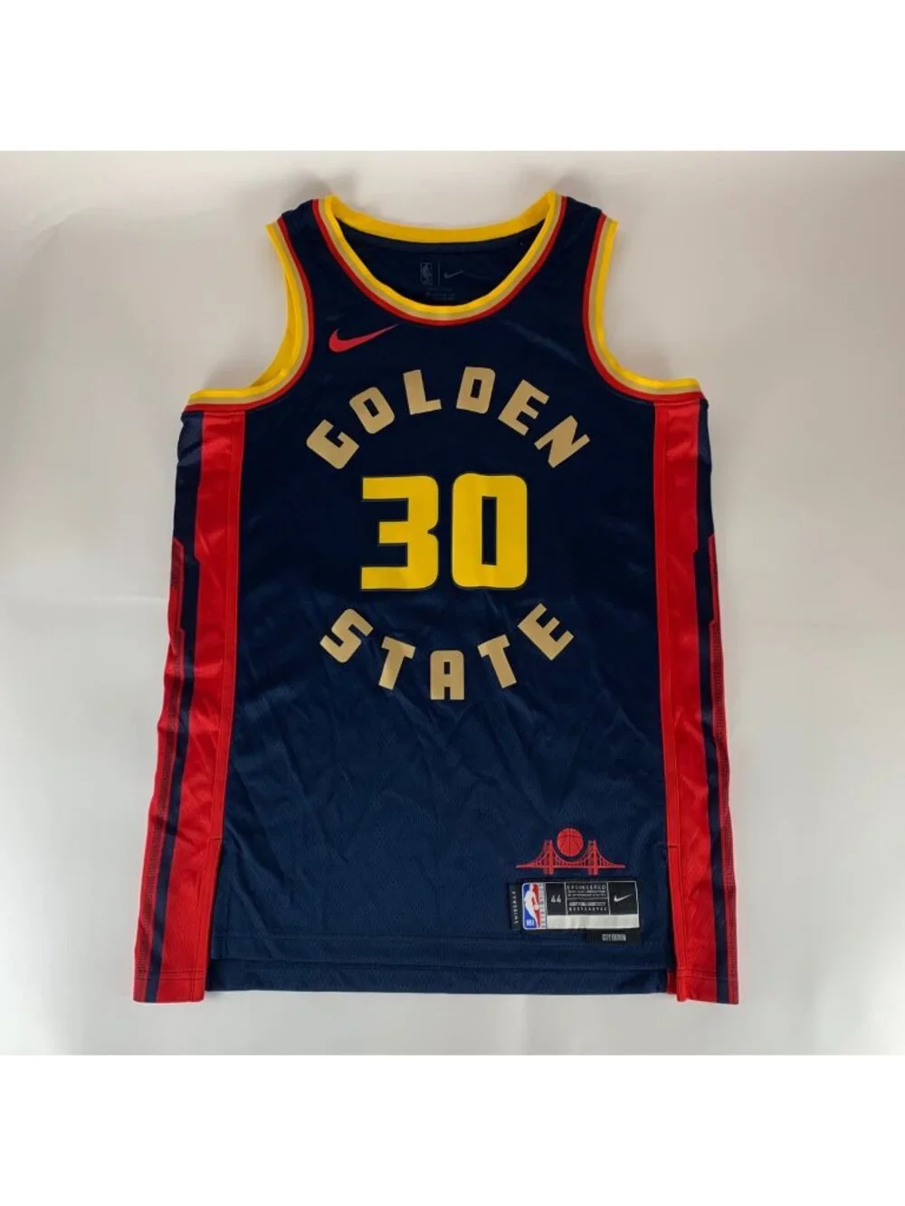 Steph Curry Golden State Warriors NBA Nike City Edition Swingman Jersey Medium